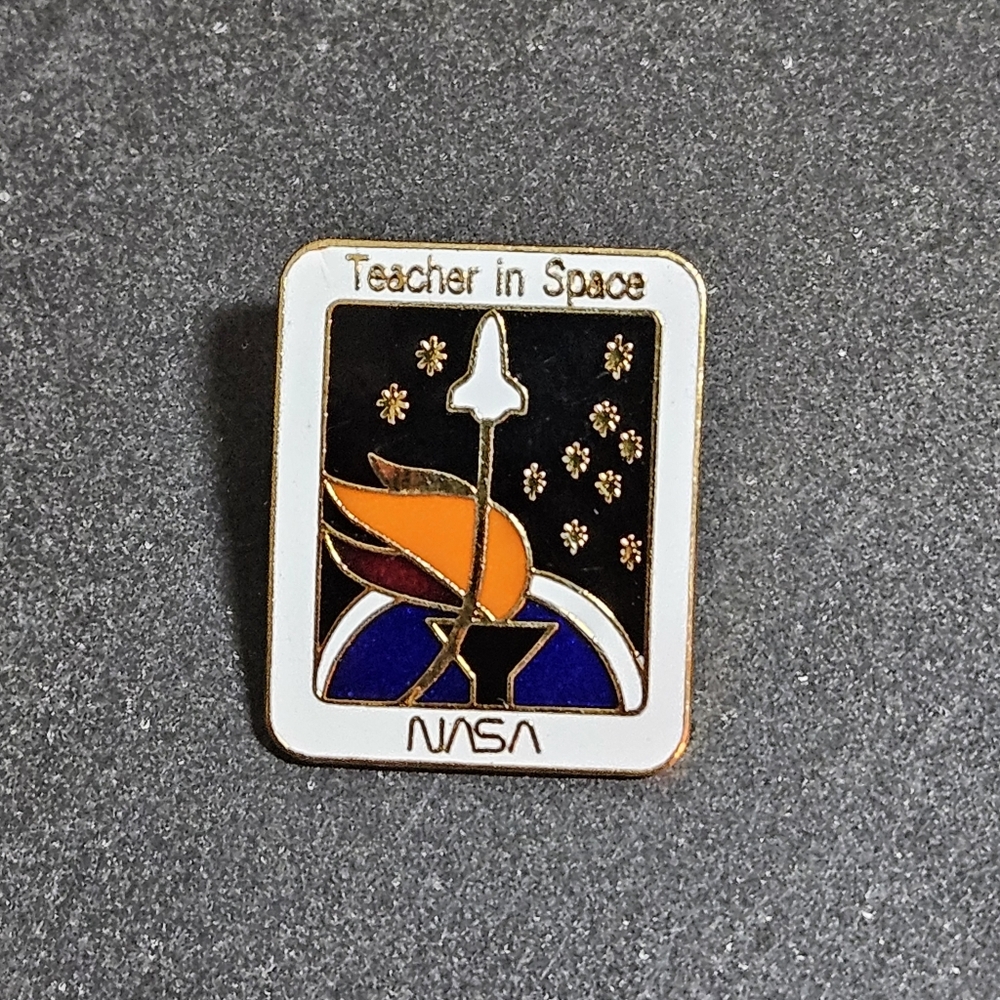 NASA Teacher in Space Lapel Pin